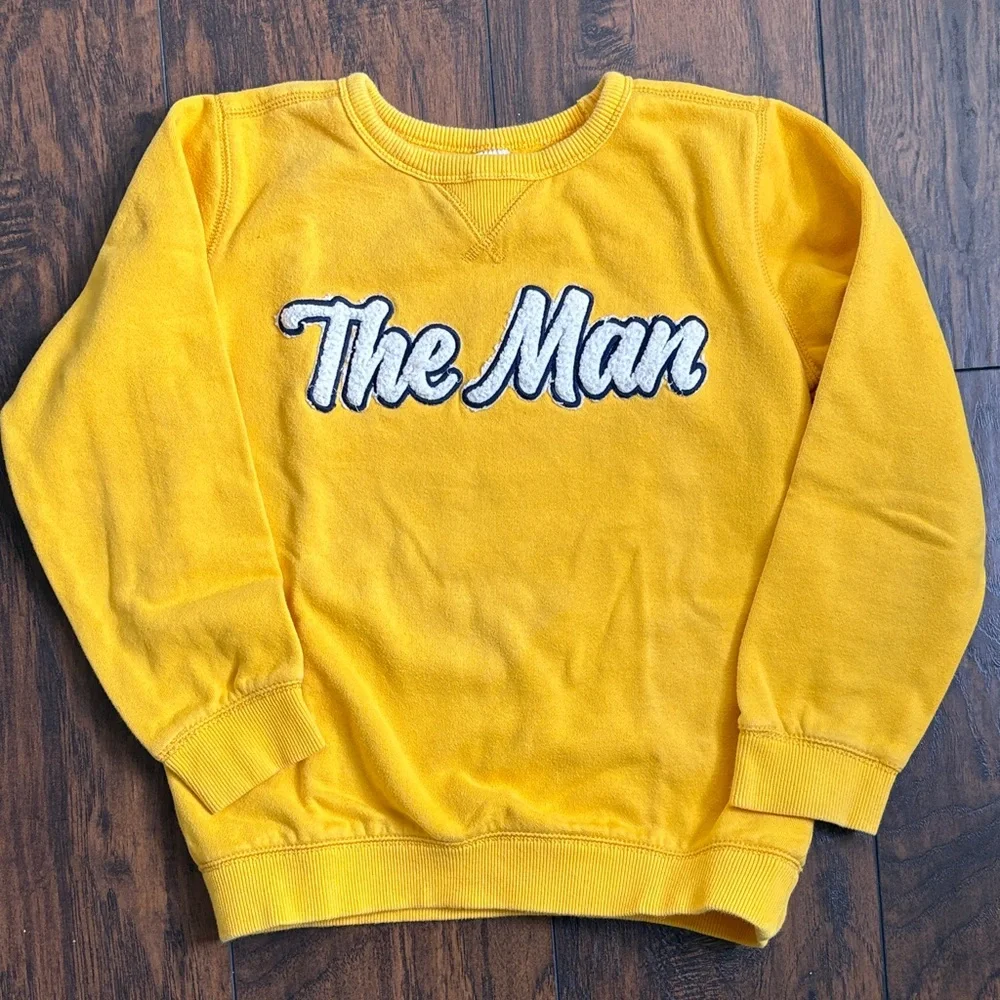 Yellow 'The Man' Men's Sweater